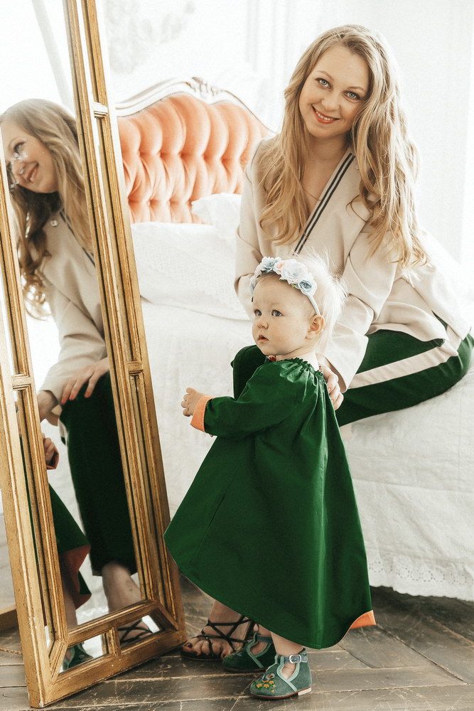 Образы для семейной фотосессии с детьми — Мама и дочь
